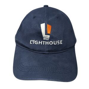 The Lighthouse Strapback Baseball Cap Blue OS Adjustable Embroidered Velocity